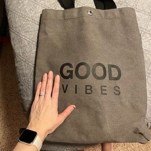 Good vibes tote bag